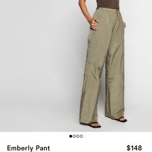 Reformation Emberly Pant green cargo pants